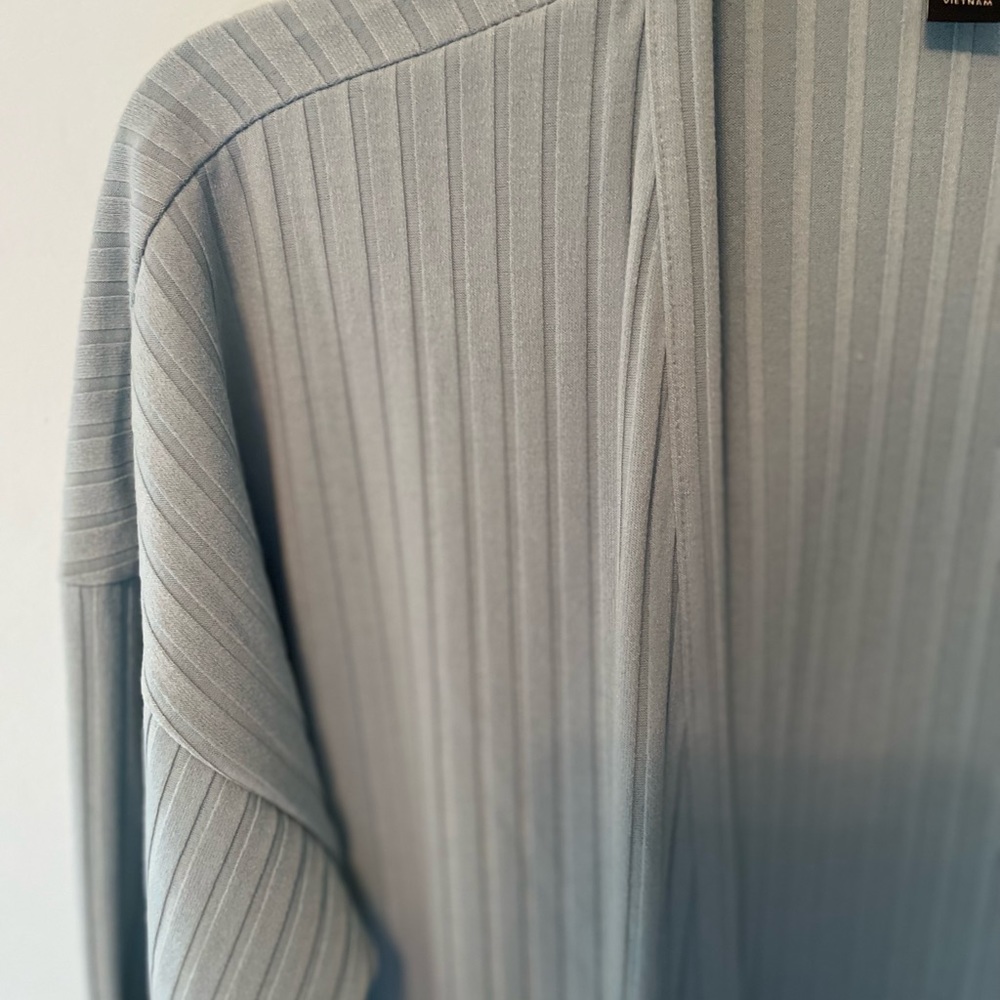 ANN TAYLOR Long Ribbed Open Cardigan - Picture 8 of 8